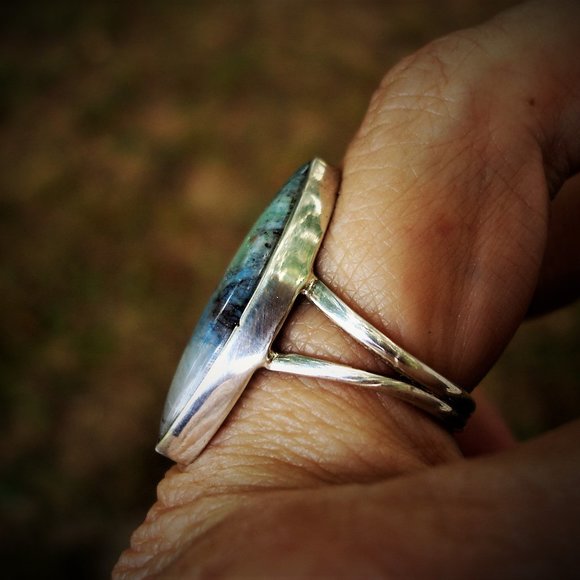 Quantrum quattro ring sterling size 8 1/2 - Picture 8 of 10